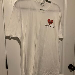 Disney White Rebel Heart T-Shirt
